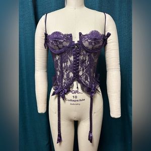 Victoria’s Secret purple bustier size medium